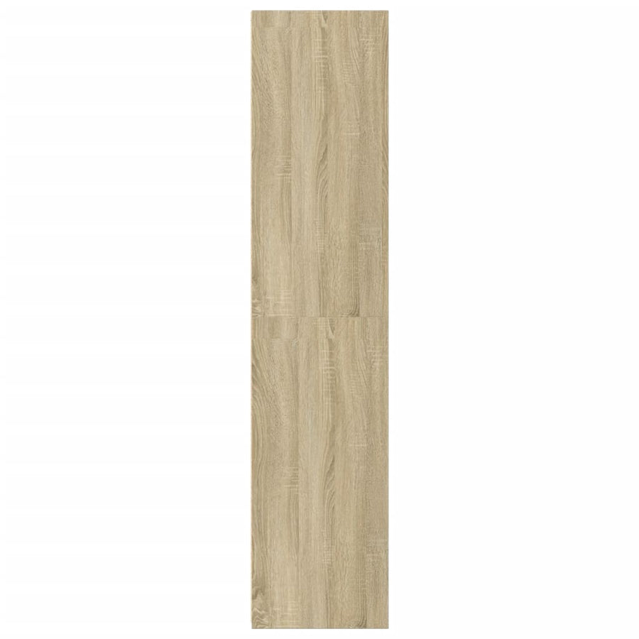 Hoge kast 45x41x185 cm bewerkt hout sonoma eikenkleurig