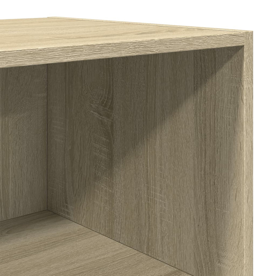 Hoge kast 45x41x185 cm bewerkt hout sonoma eikenkleurig