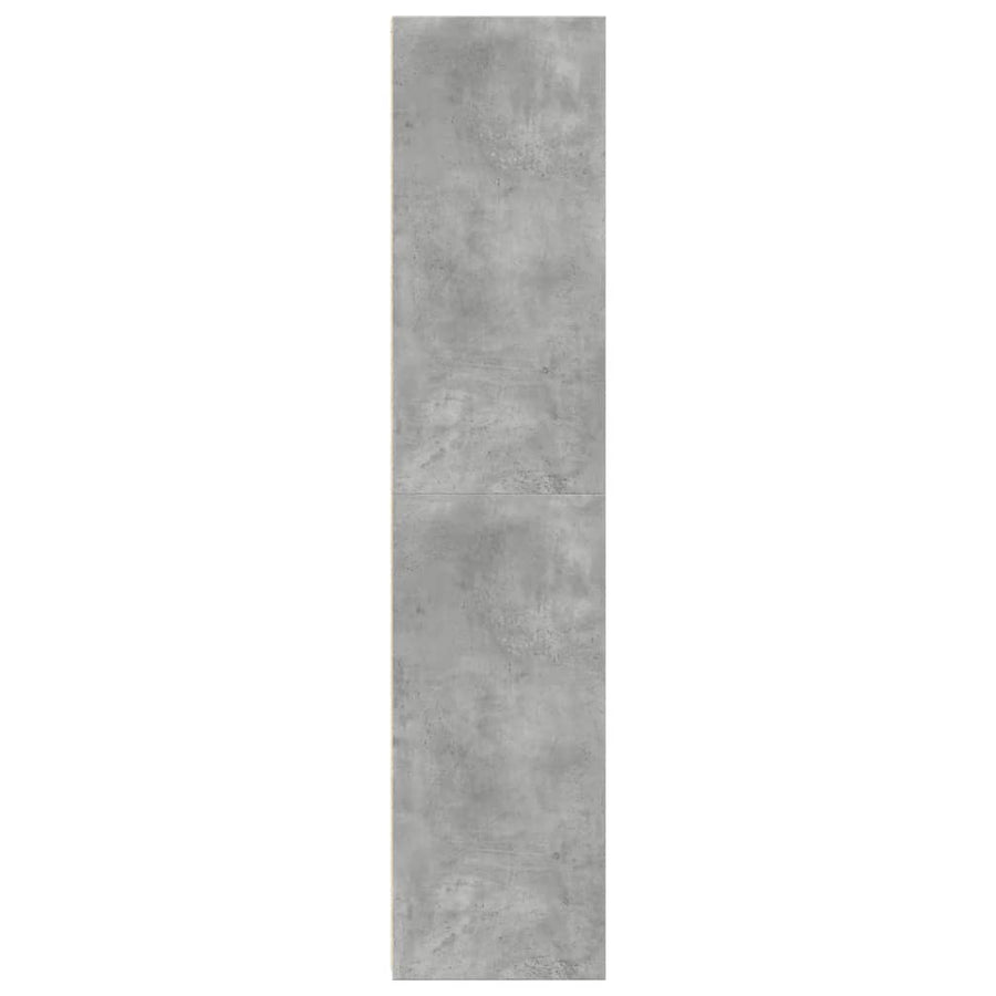 Hoge kast 45x41x185 cm bewerkt hout betongrijs