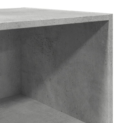 Hoge kast 45x41x185 cm bewerkt hout betongrijs