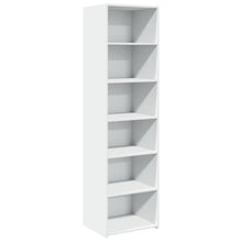 Hoge kast 50x41x185 cm bewerkt hout wit