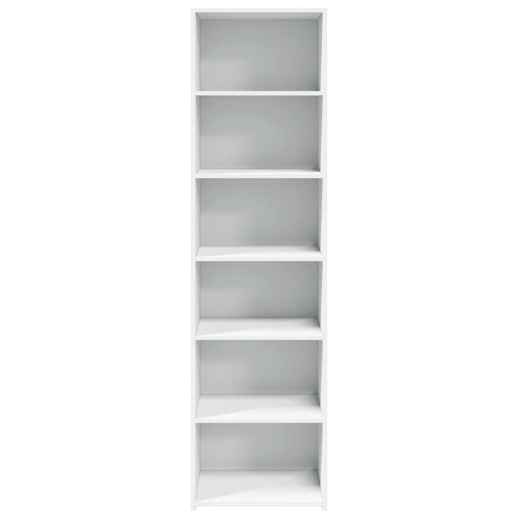 Hoge kast 50x41x185 cm bewerkt hout wit