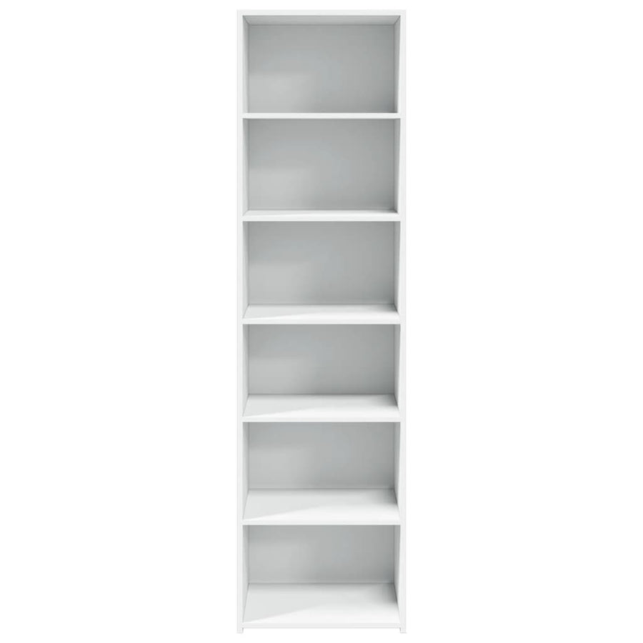 Hoge kast 50x41x185 cm bewerkt hout wit