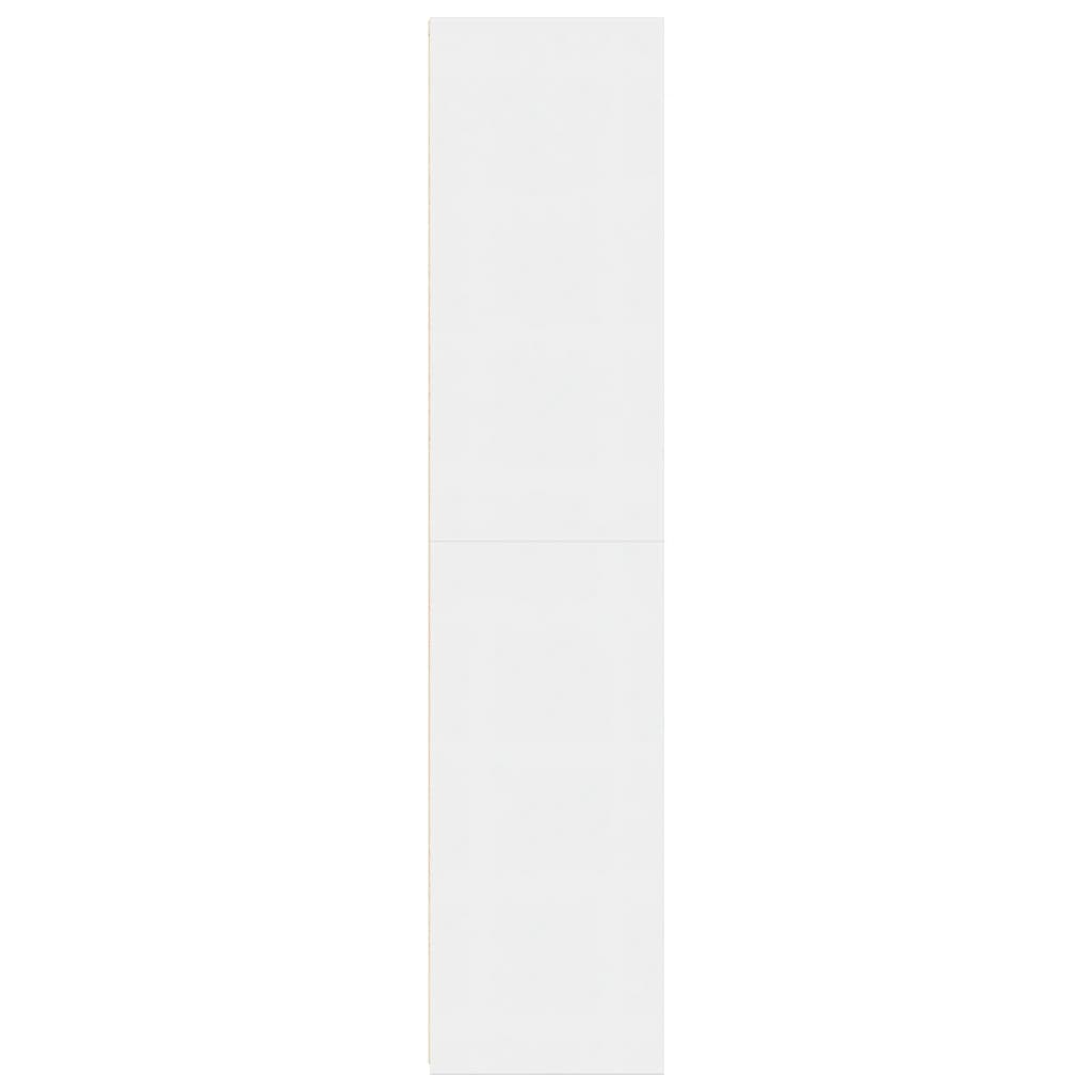Hoge kast 50x41x185 cm bewerkt hout wit