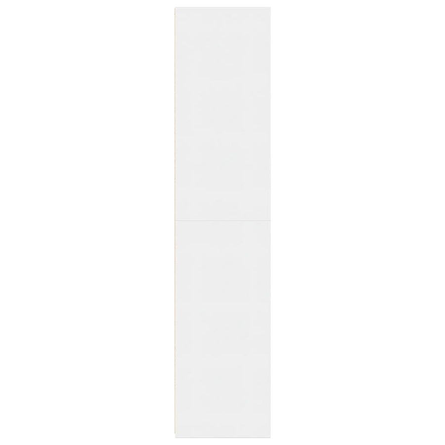 Hoge kast 50x41x185 cm bewerkt hout wit