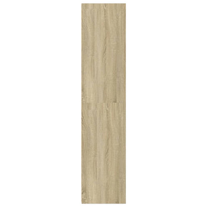 Hoge kast 50x41x185 cm bewerkt hout sonoma eikenkleurig
