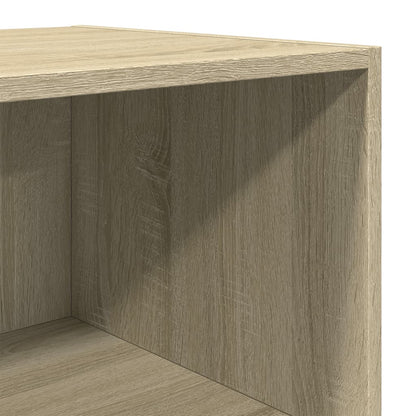 Hoge kast 50x41x185 cm bewerkt hout sonoma eikenkleurig