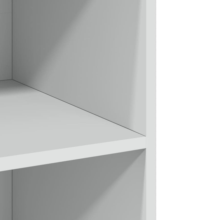 Hoge kast 70x41x185 cm bewerkt hout wit