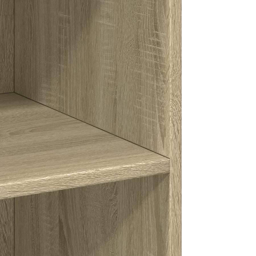 Hoge kast 70x41x185 cm bewerkt hout sonoma eikenkleurig