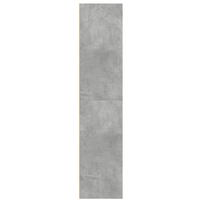 Hoge kast 70x41x185 cm bewerkt hout betongrijs
