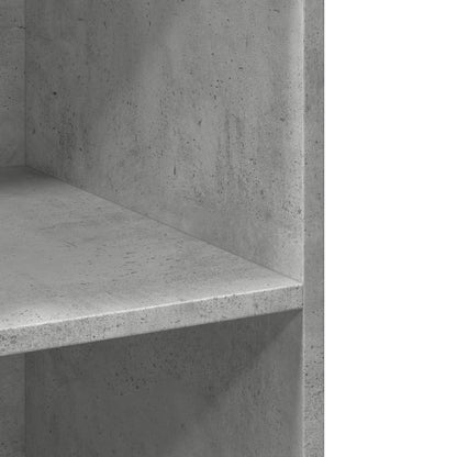 Hoge kast 70x41x185 cm bewerkt hout betongrijs