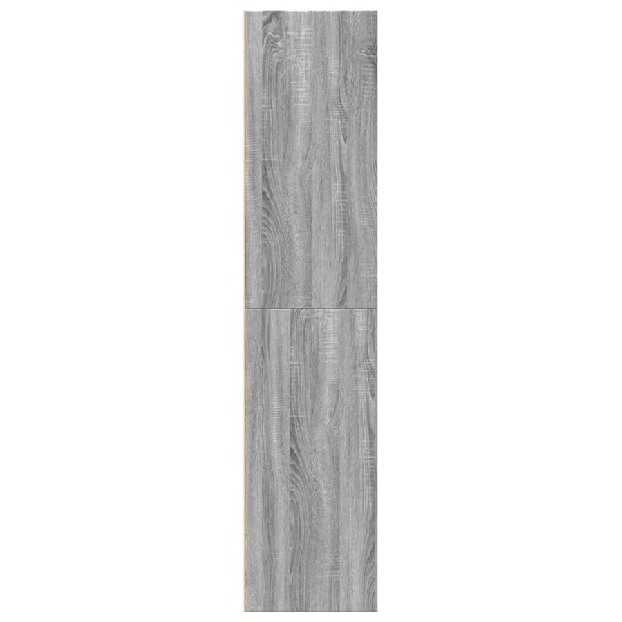 Hoge kast 70x41x185 cm bewerkt hout grijs sonoma eikenkleurig