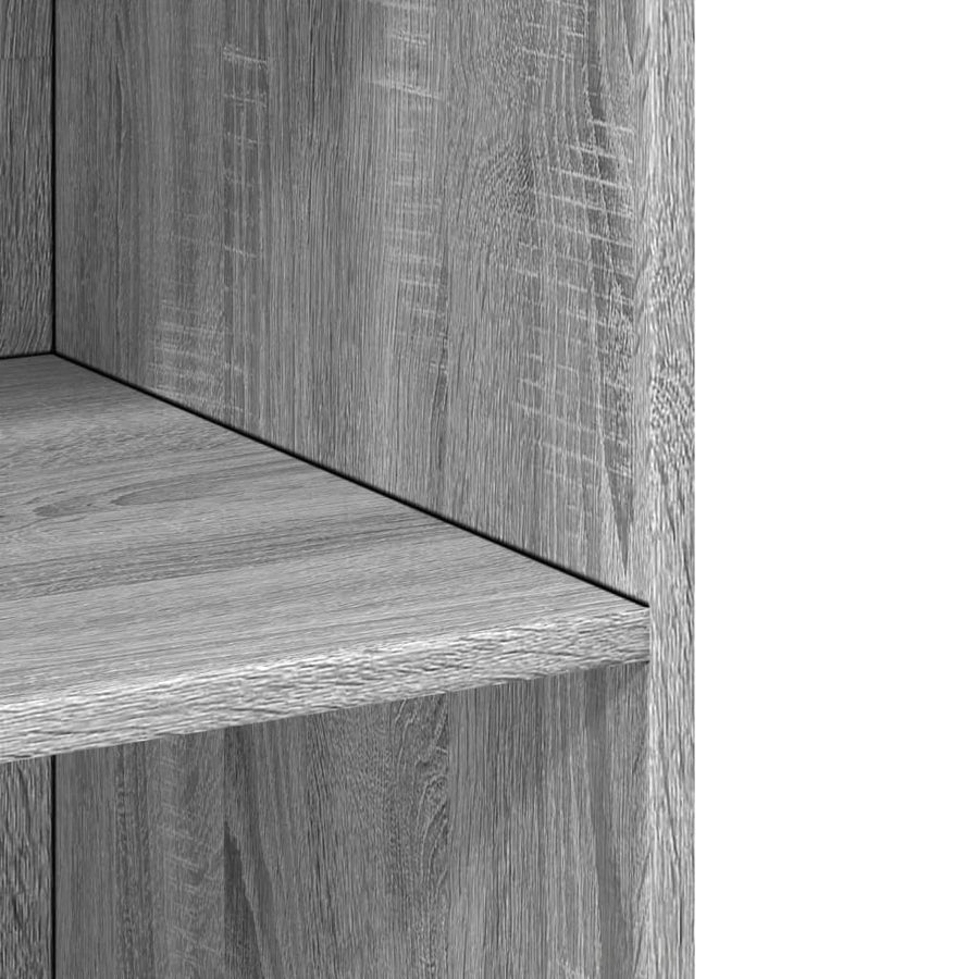 Hoge kast 70x41x185 cm bewerkt hout grijs sonoma eikenkleurig