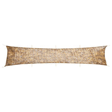 Camouflagenet met opbergzak 844x142 cm zandkleurig