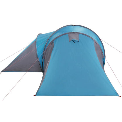 Koepeltent 6-persoons waterdicht blauw