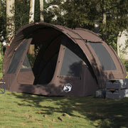 Tent 2-persoons waterdicht bruin 330x315x176 cm