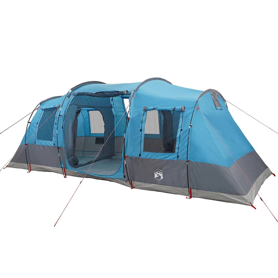 Tunneltent Waterdicht Blauw 4-persoons