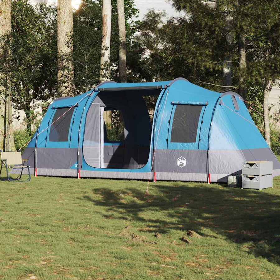 Tunneltent Waterdicht Blauw 4-persoons