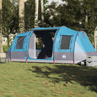 Tunnel tent 4-person waterproof blue