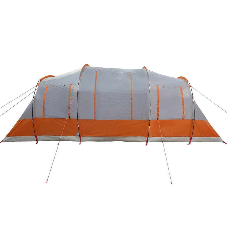 Tunneltent Waterdicht En Oranje Grijs 4-persoons