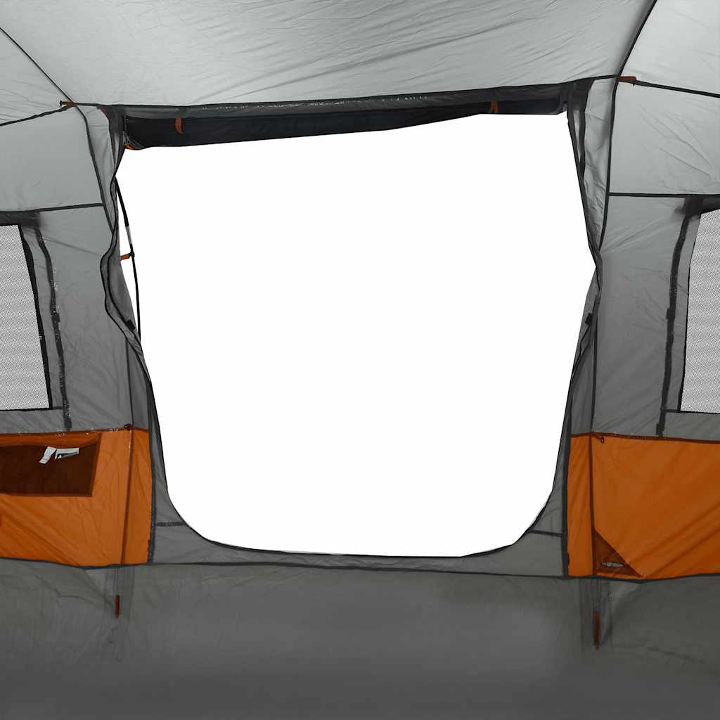 Tunneltent Waterdicht En Oranje Grijs 4-persoons