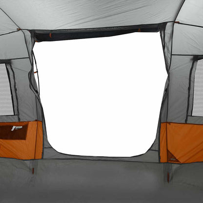 Tunneltent Waterdicht En Oranje Grijs 4-persoons