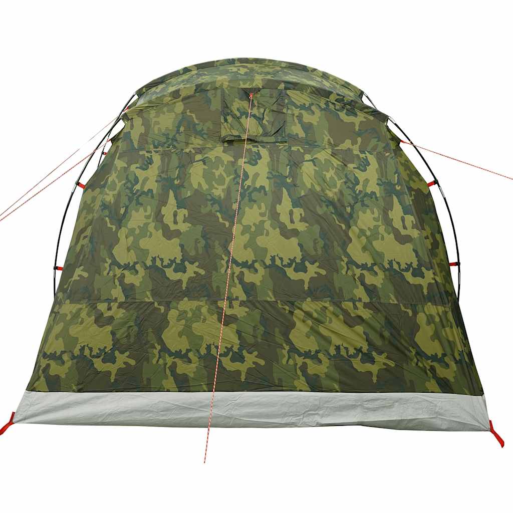 Tunneltent 4-persoons waterdicht camouflage