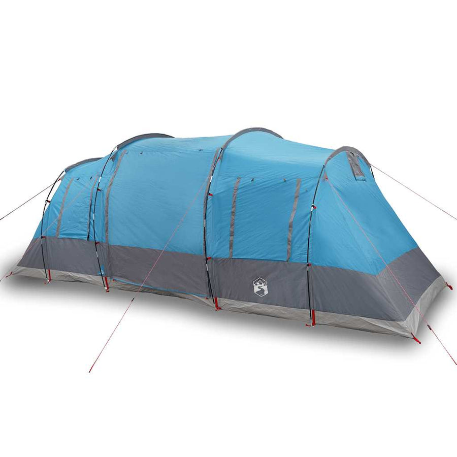 Tunneltent 6-persoons waterdicht blauw