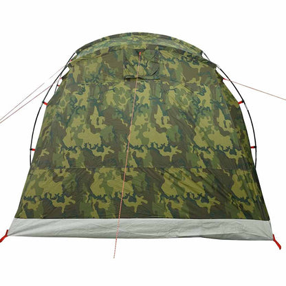 Tunneltent 6-persoons waterdicht camouflage