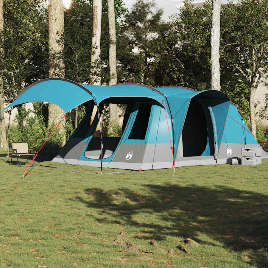 Tunneltent 5-persoons waterdicht blauw