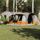 Tunnel tent 5-person waterproof grey and orange