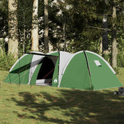 Dome tent 8-person waterproof green