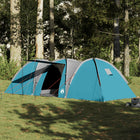 Koepeltent 8-persoons waterdicht blauw 712x270x200 cm