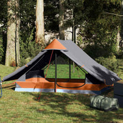 Tent 2-persoons 225x136x133 cm waterdicht grijs