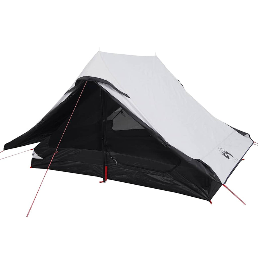 Tent 2-persoons waterdicht verduisterend stof wit