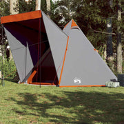 Tipitent 6-persoons 408x350x240 cm grijs oranje