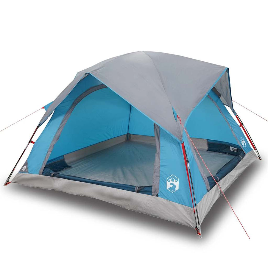 Tent 4-persoons waterdicht blauw