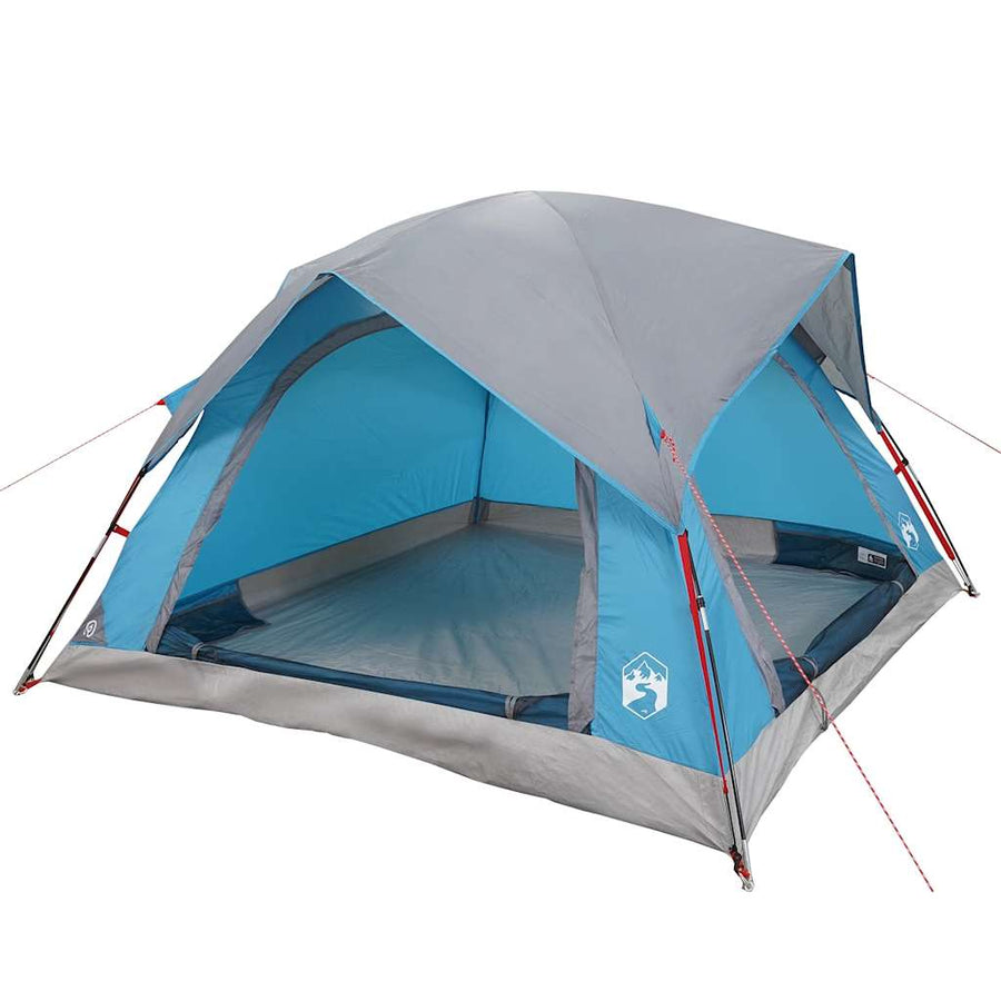 Tent 4-persoons waterdicht blauw