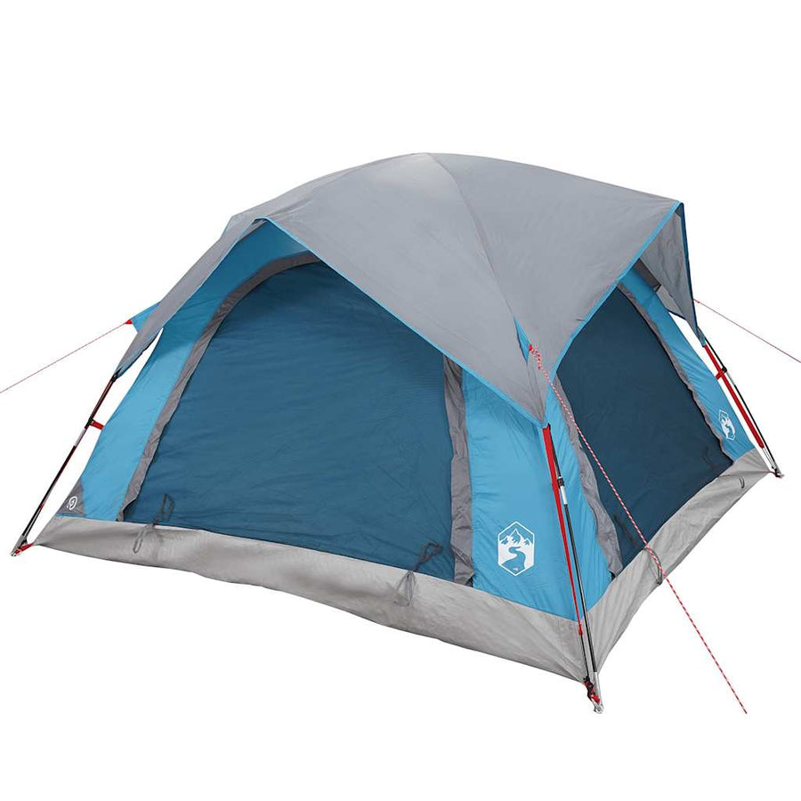 Tent 4-persoons waterdicht blauw