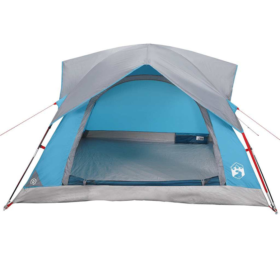 Tent 4-persoons waterdicht blauw