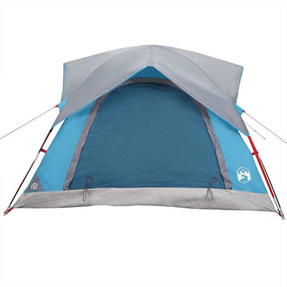 Tent 4-persoons waterdicht blauw