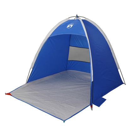 Strandtent 3-persoons waterdicht azuurblauw