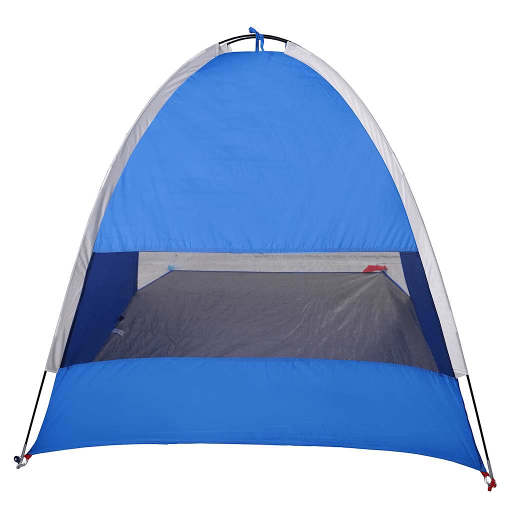 Strandtent 3-persoons waterdicht azuurblauw