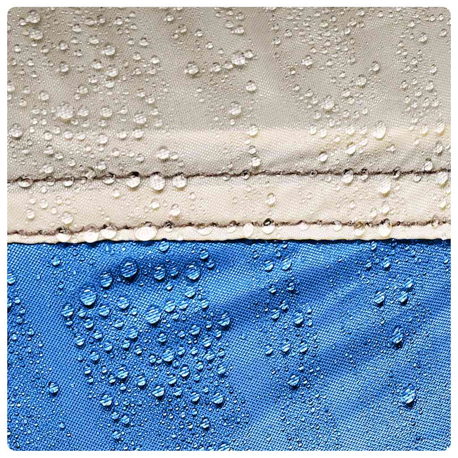 Strandtent 3-persoons waterdicht azuurblauw