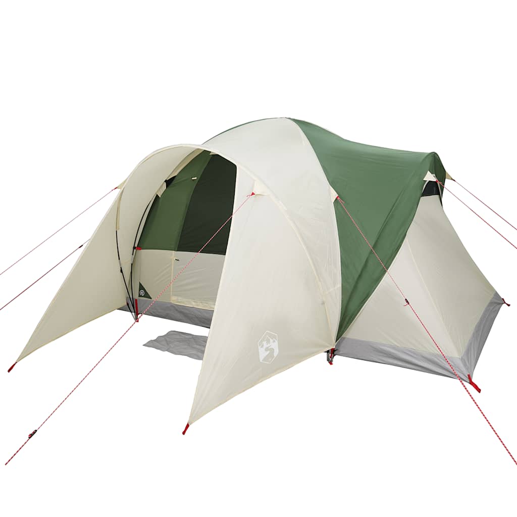 Koepeltent 6-persoons waterdicht groen
