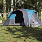 Koepeltent 6-persoons 375x225x176 cm blauw