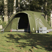 Koepeltent 6-persoons 375x225x176 cm waterdicht olijfgroen