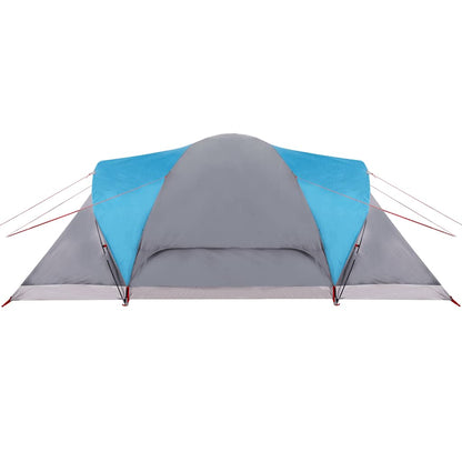 Koepeltent 6-persoons waterdicht blauw