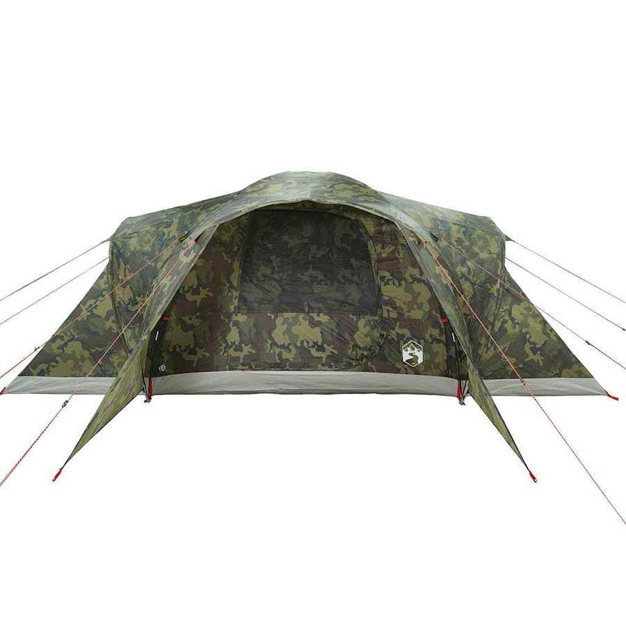 Koepeltent 6-persoons waterdicht camouflage