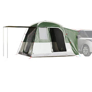 Autotent 4 personen 314x314x240 cm groen waterdicht